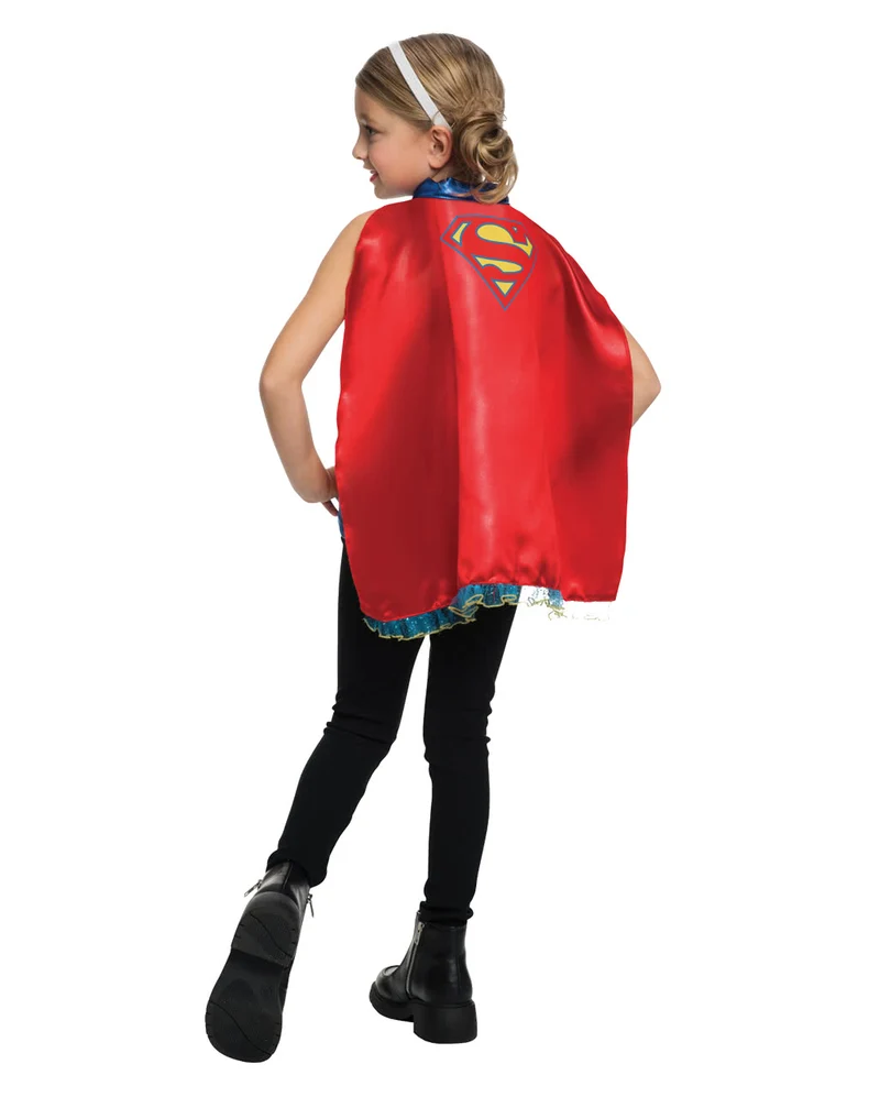 Supergirl Maske & Cape Set