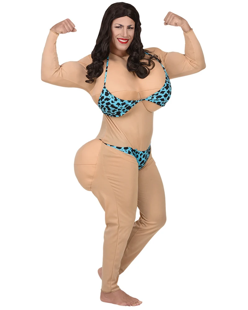 Miss Bikini Travestie Männerkostüm