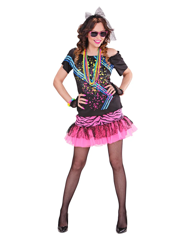 80ies Material Girl Damen Kostüm