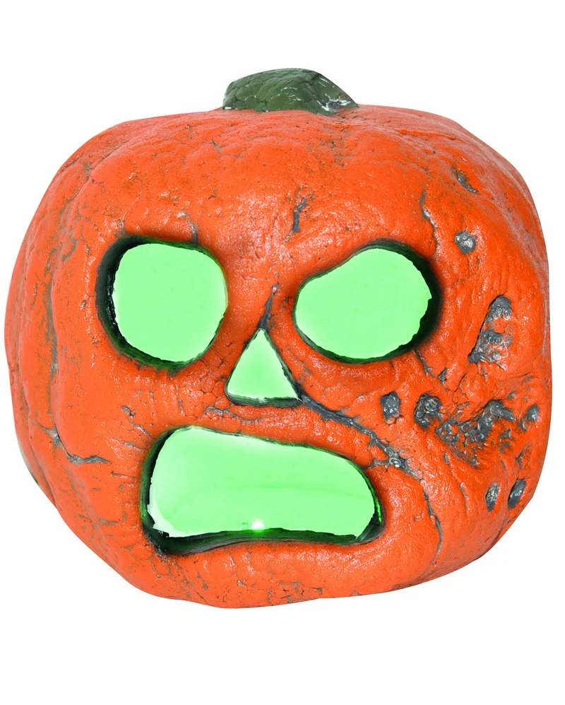 Spooky Halloween Kürbis mit LED 20 cm