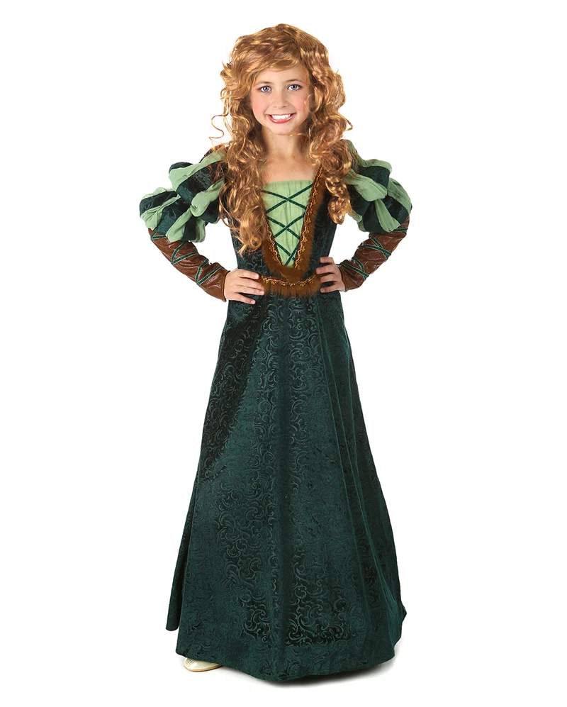 Waldprinzessin Kostümkleid für Mädchen