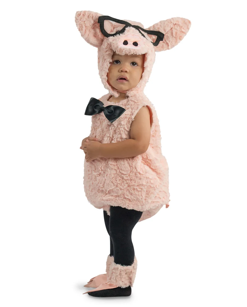 Hipster Kleinkinder Kostüm Schweinchen
