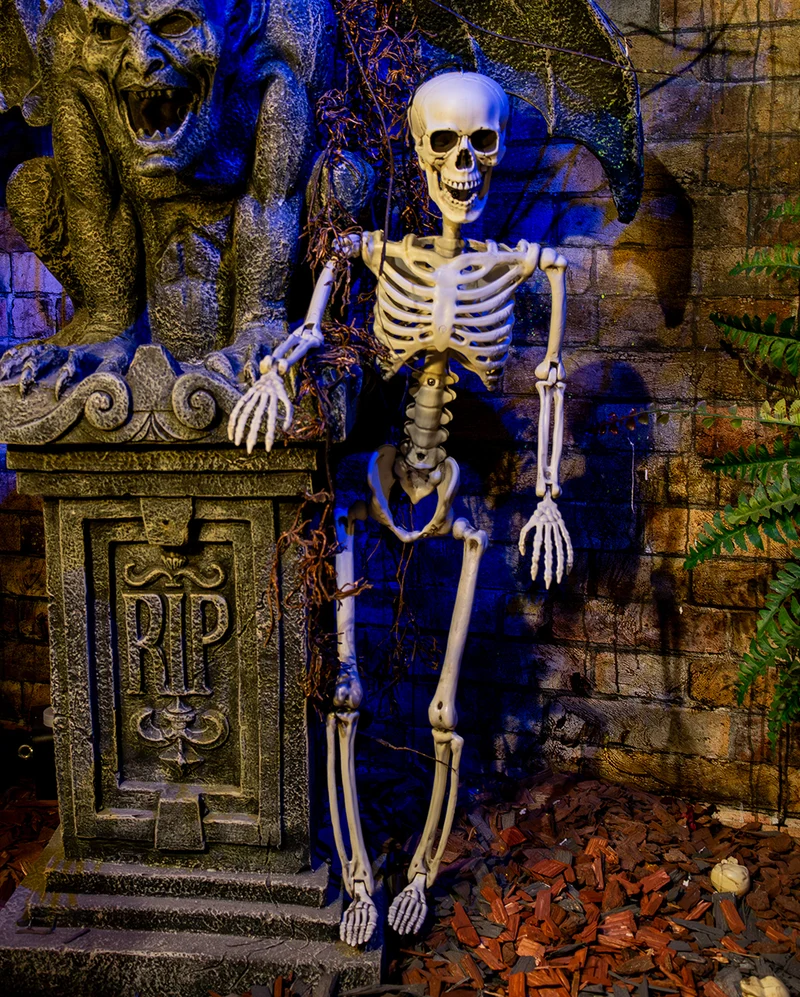 Hängefigur Skelett Torso 90cm