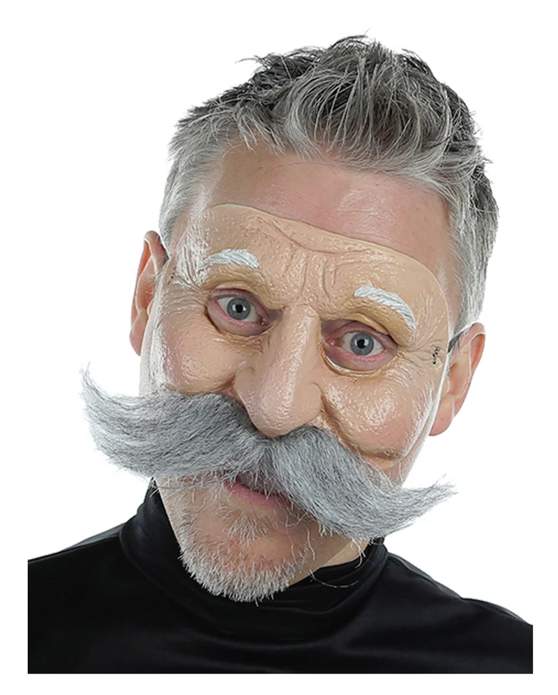 Großvater Halbmaske mit Bart