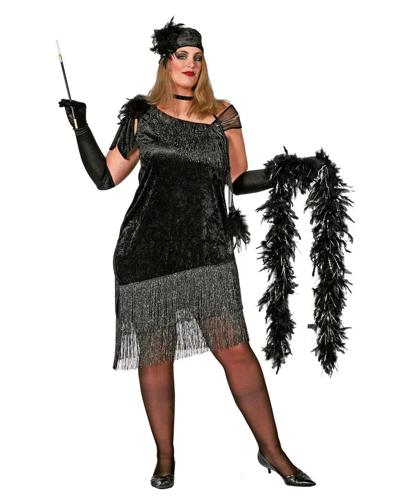 Plus Size Charleston Diva Kostüm