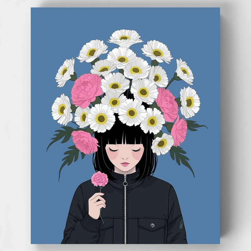 Blooming Thoughts - Paint by Numbers Kit