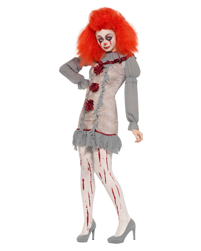 Vintage Killer Clown Frauen Kostüm