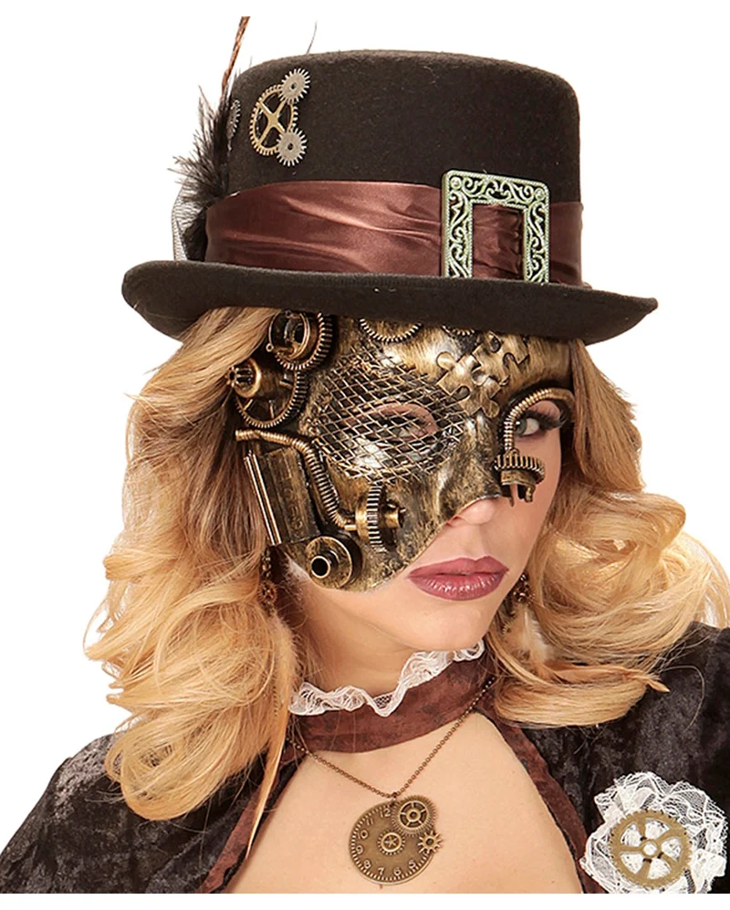 Steampunk Phantom Maske