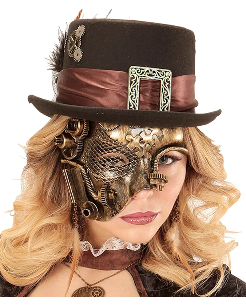Steampunk Phantom Maske