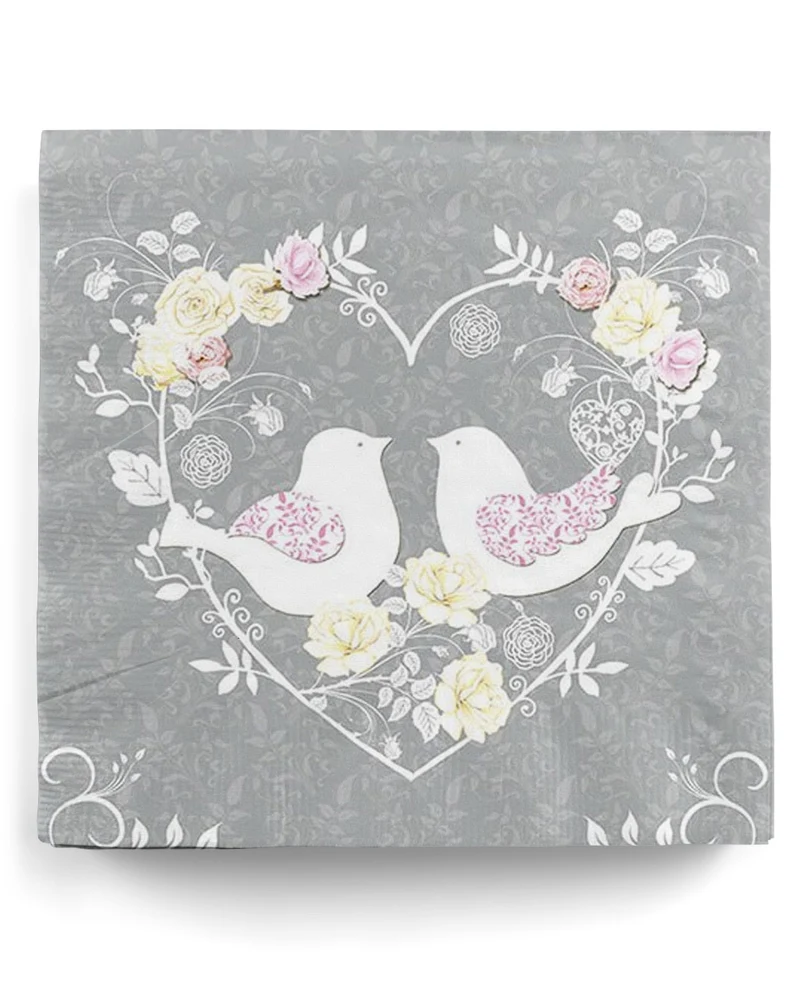 Servietten Lovebirds 20 St.