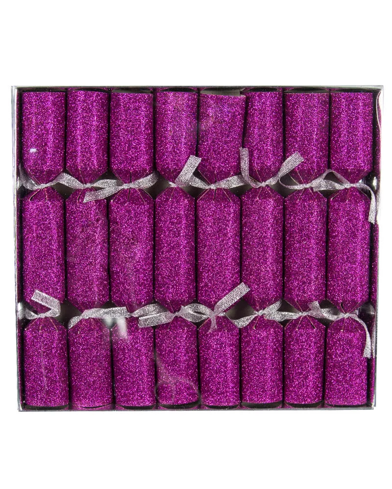 Knallbonbons Glittereffekt Pink 8 St.
