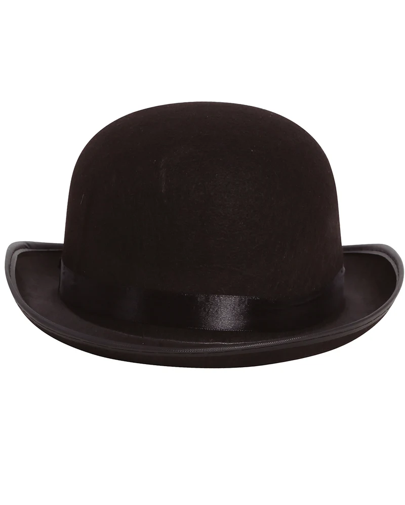 Melone Filzhut schwarz