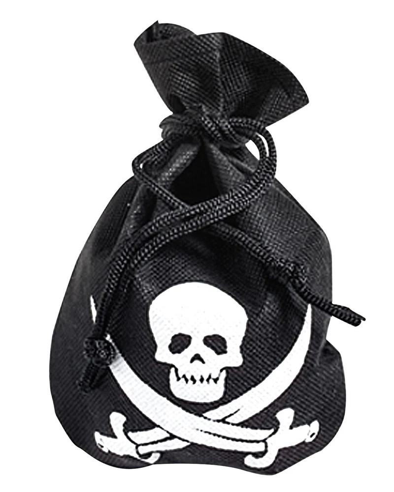 Piraten Beutel mit Totenkopf