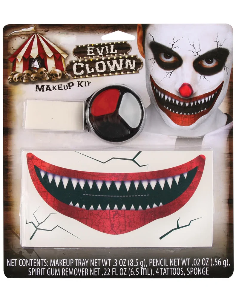 Killer Clown Make-Up Set