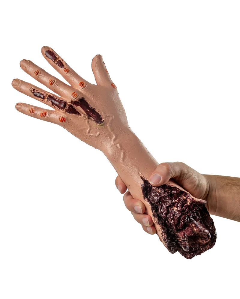Blutiger Zombie Arm