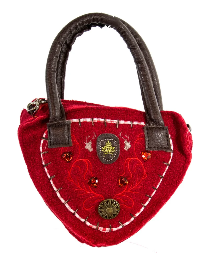 Tiroler Damentasche Delux rot