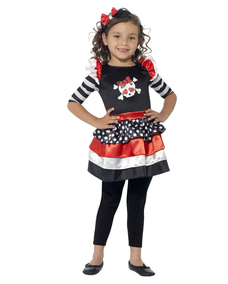 Skully Girl Kinderkostüm