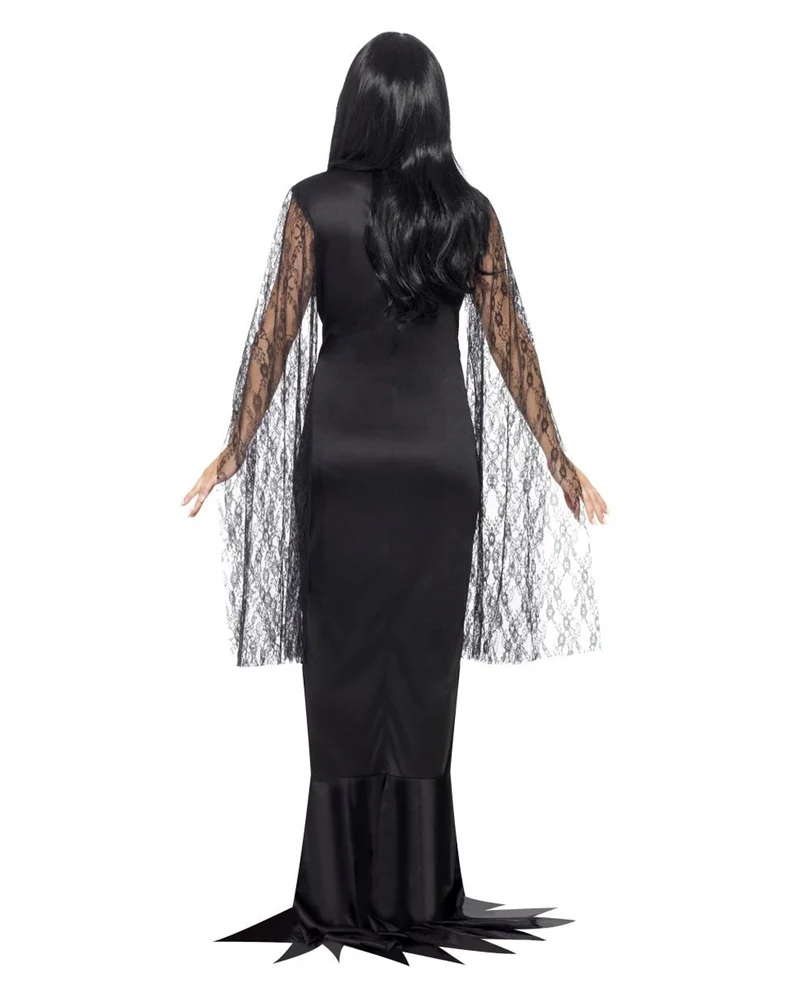 Verführerisches Morticia Kleid