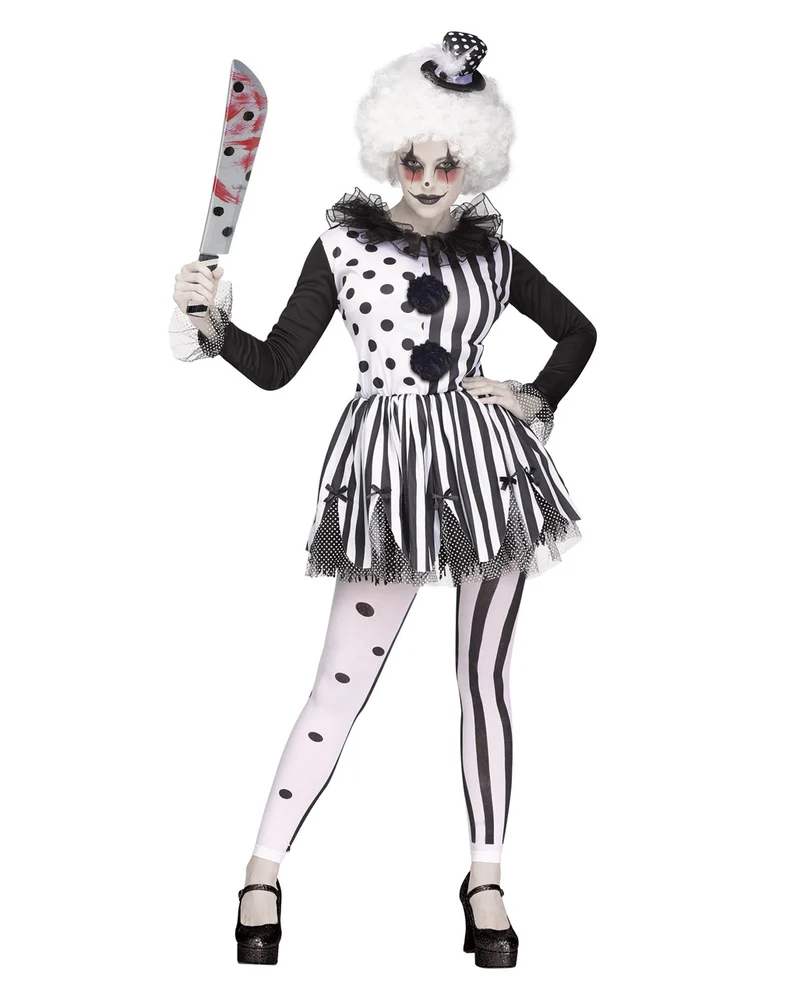 Killer Clown Damenkostüm