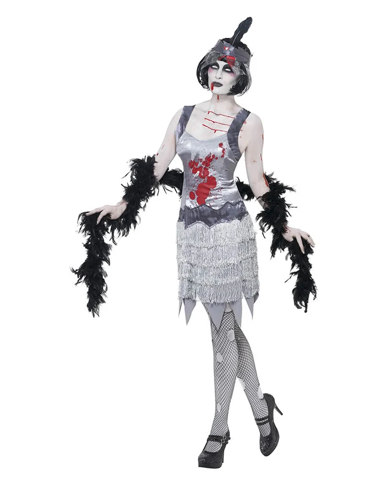 Zombie Flapper Damenkostüm