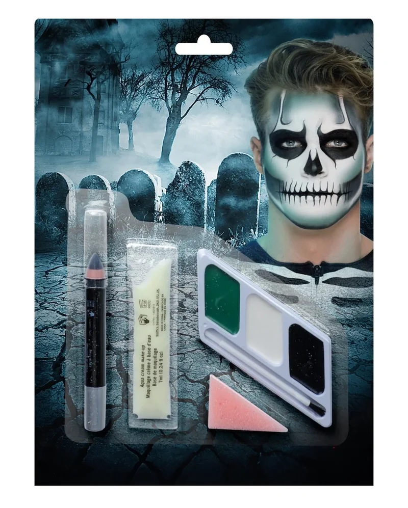 Glow In The Dark Skeleton Make Up
