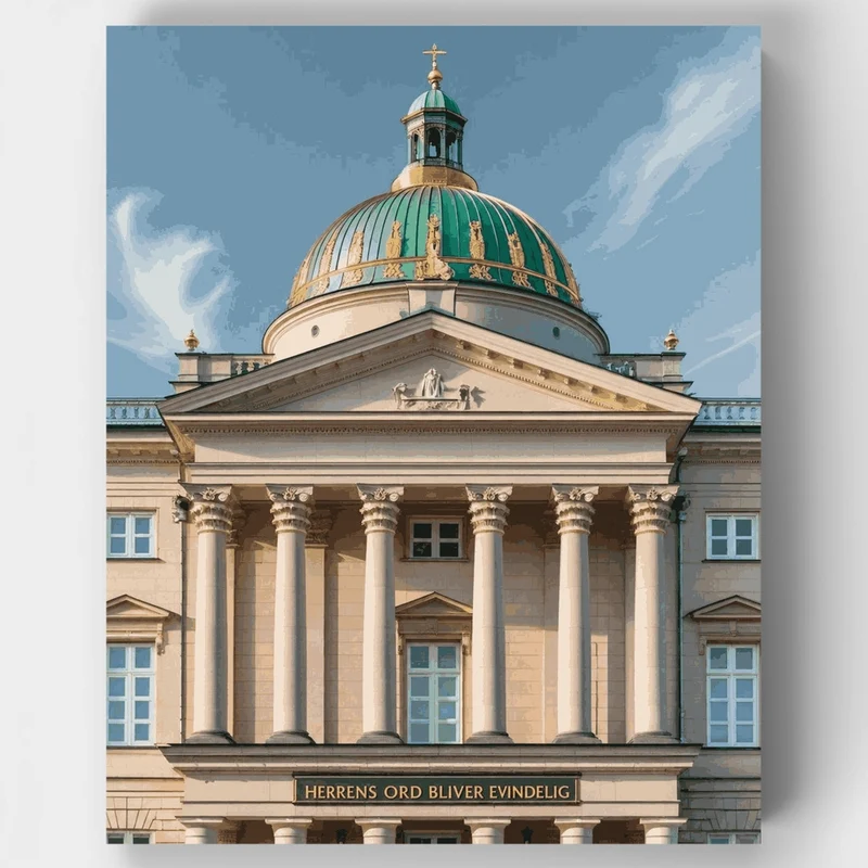 Frederiks Church Copenhagen - Paint by Numbers Kit