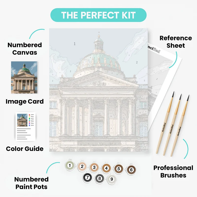 Frederiks Church Copenhagen - Paint by Numbers Kit
