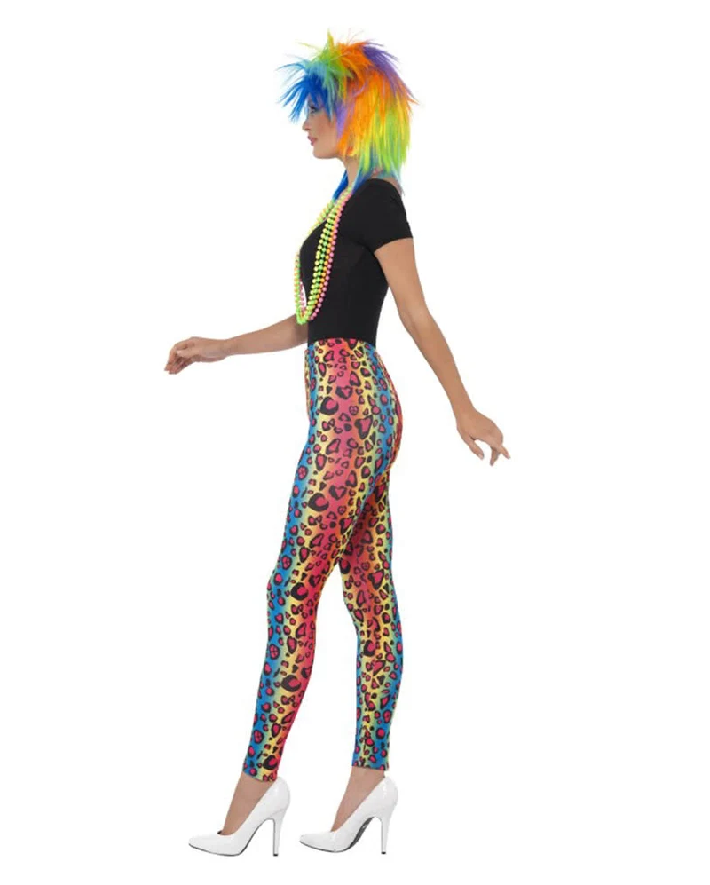 Neon Leoparden Leggings