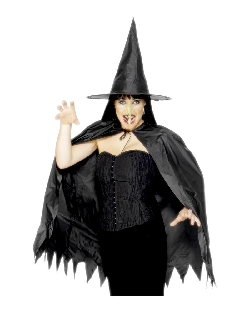 Halloween Hexennase mit Warze
