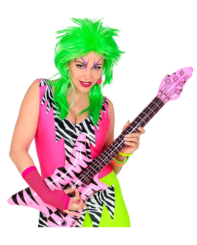 Fingerlose Netzhandschuhe Neonpink