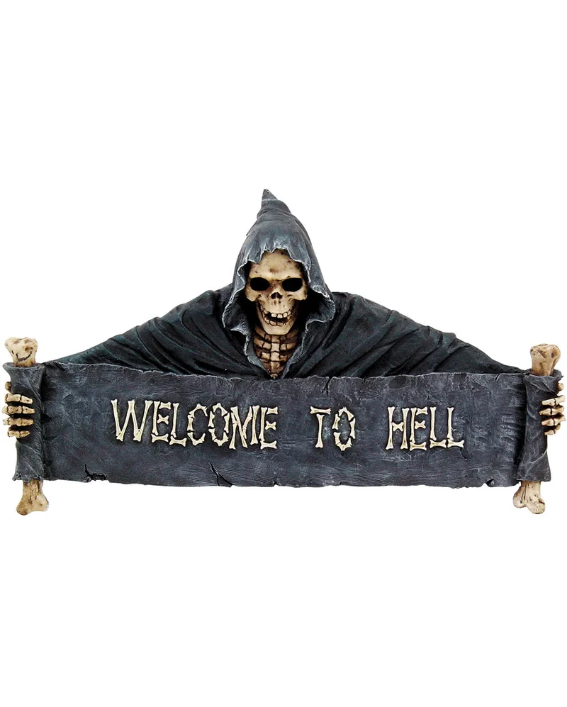 Welcome to Hell Türschild groß