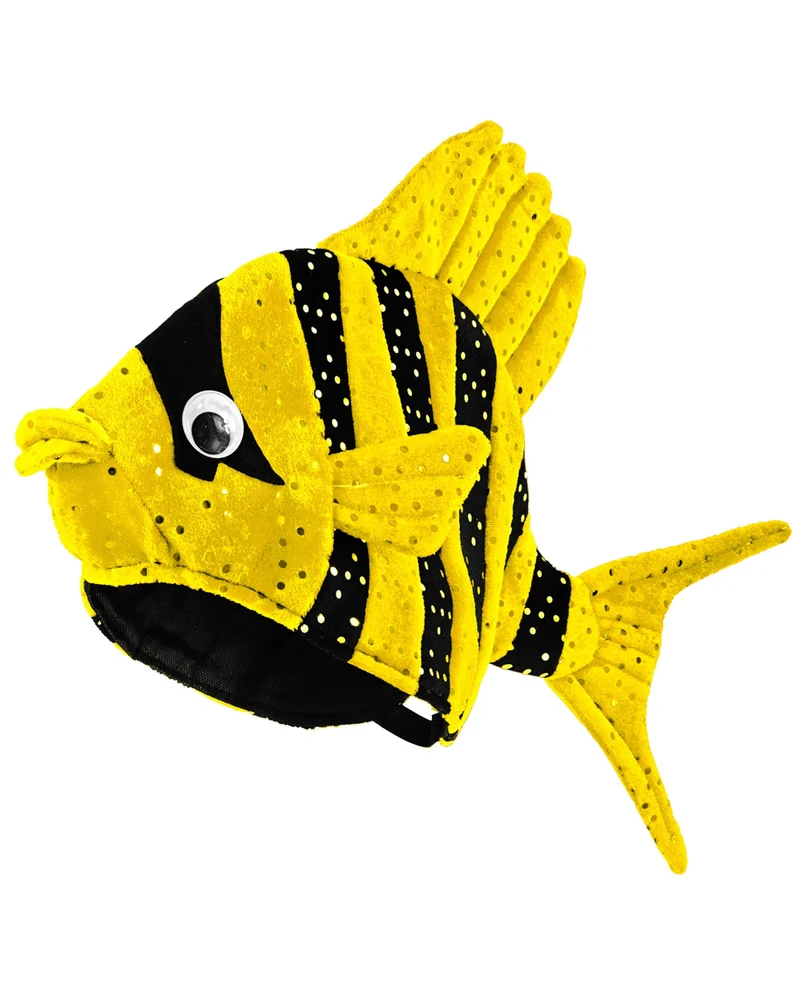 Exotischer Fischhut Gelb