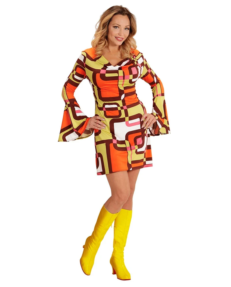 Hippes 70er Kleid Tubes