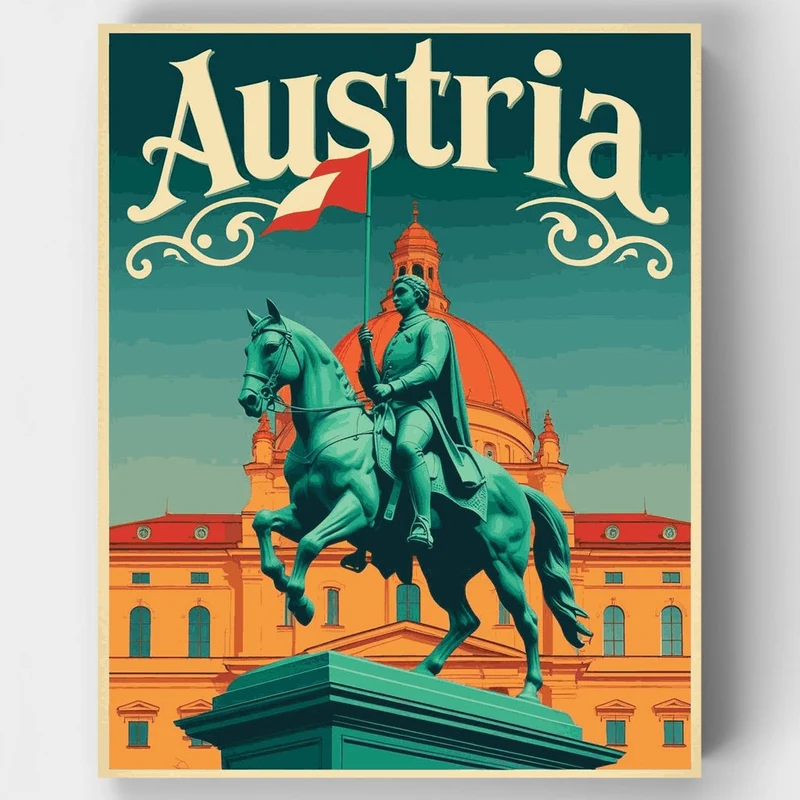 Austrian Imperial Monument - Paint by Numbers Kit