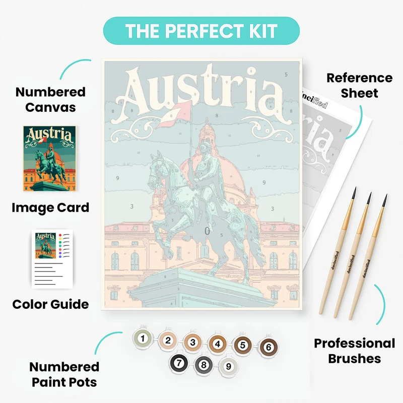 Austrian Imperial Monument - Paint by Numbers Kit
