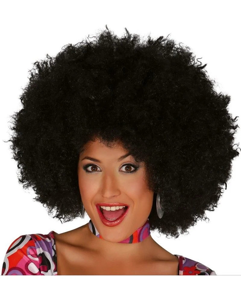 Mega Afroperücke schwarz