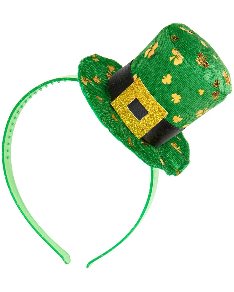 Mini Hut-Haarreifen für St. Patricks Day