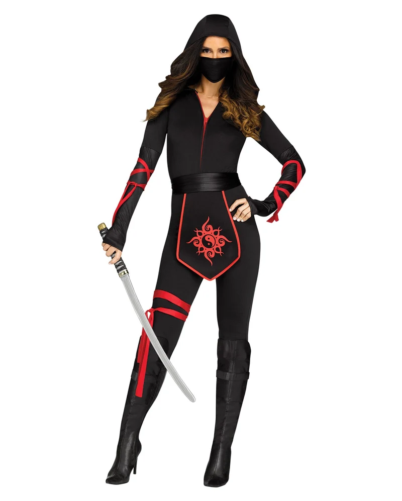 Ninja Kriegerin Frauenkostüm