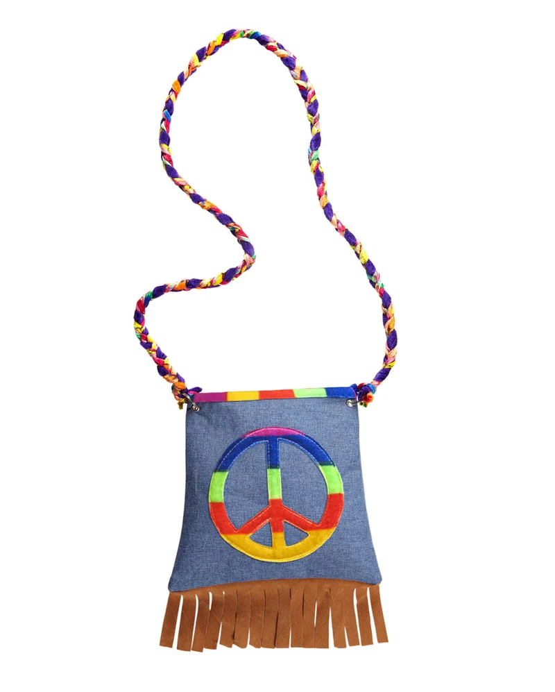Kostümzubehör Hippie Tasche