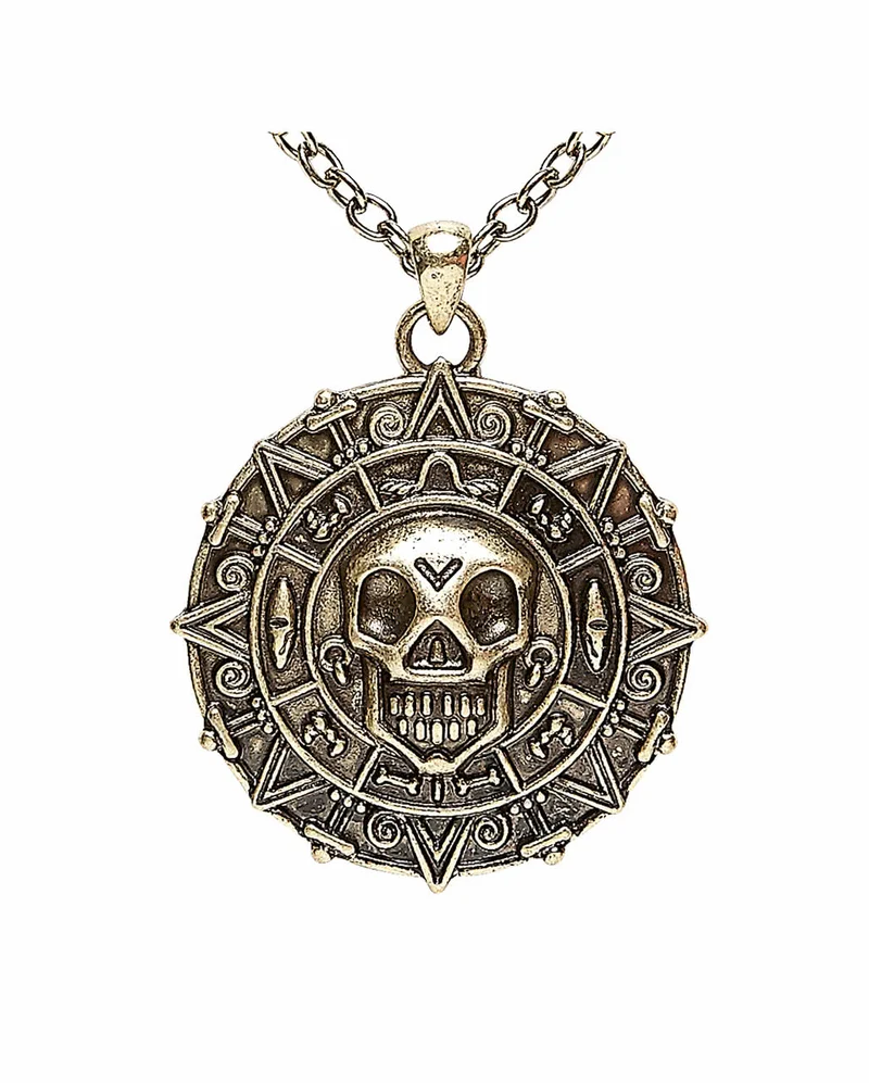 Halskette mit Piraten Amulett
