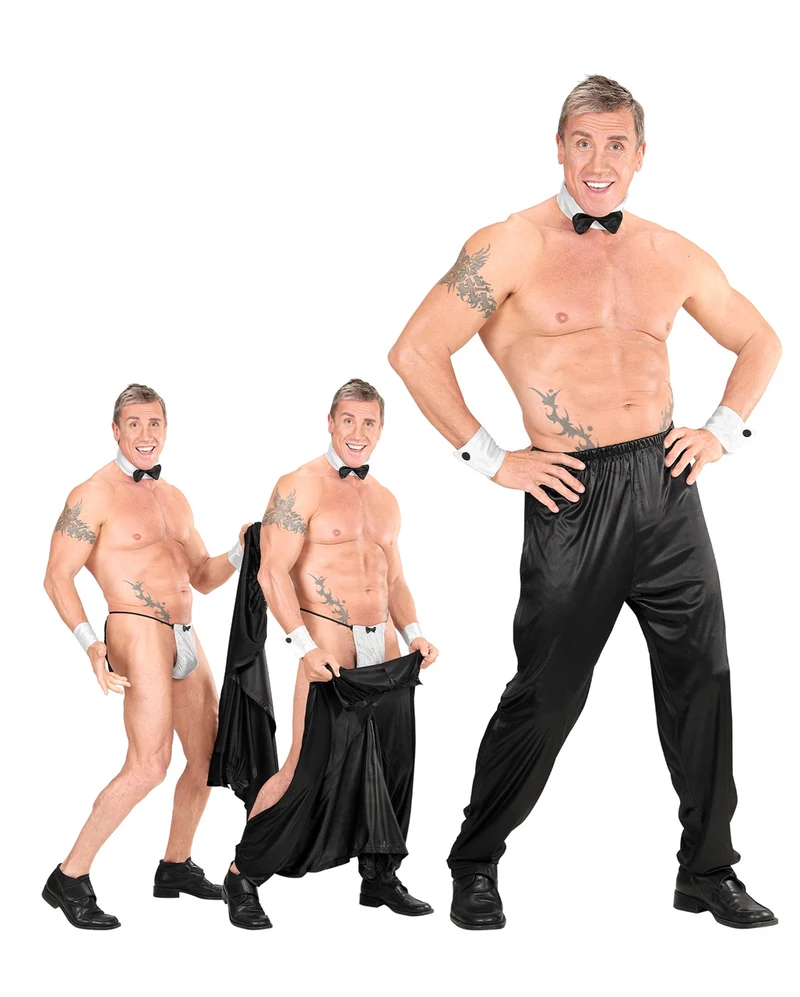 Man Stripper Hose mit Klettverschluß