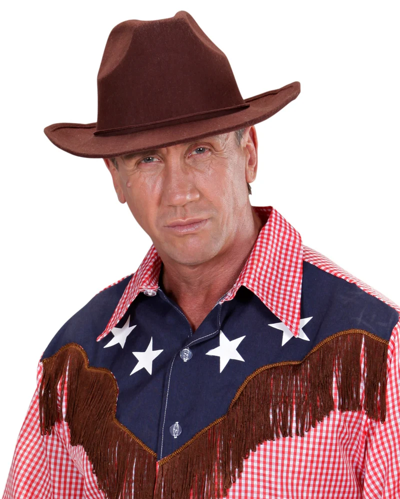 Cowboy Filzhut Braun