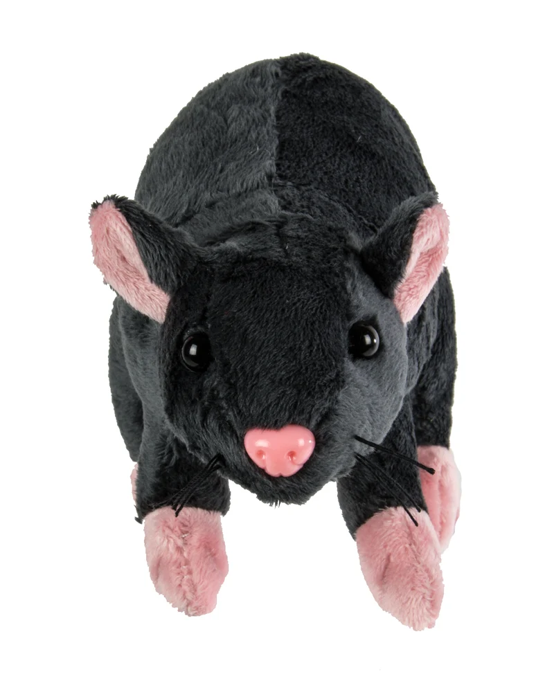 Graue Plüschratte 19cm