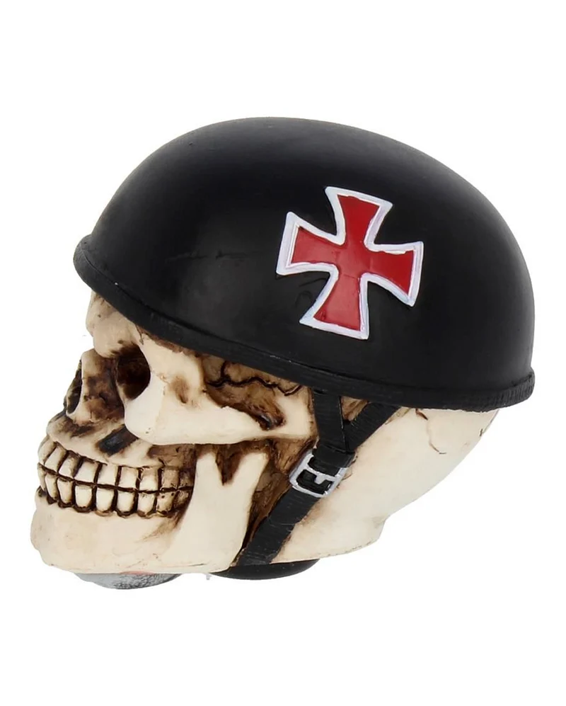 Schaltknauf Totenschädel mit Helm