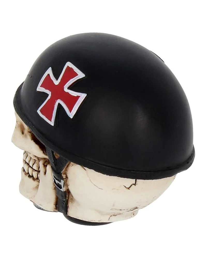 Schaltknauf Totenschädel mit Helm