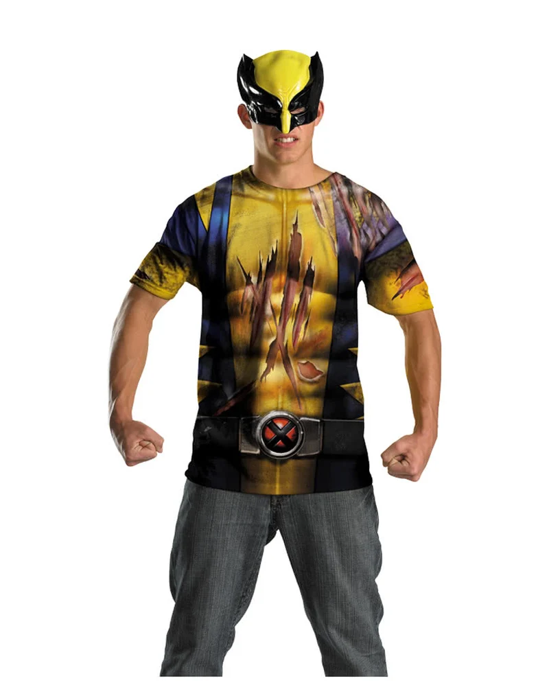 Wolverine Shirt mit Maske Herren