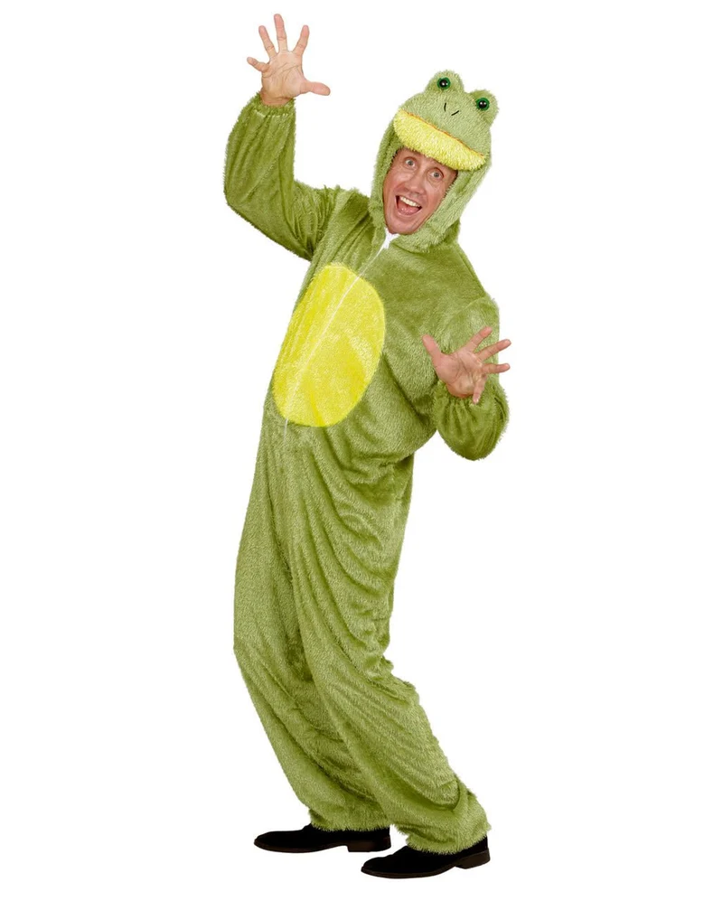 Frosch Kostüm aus Plüsch XL