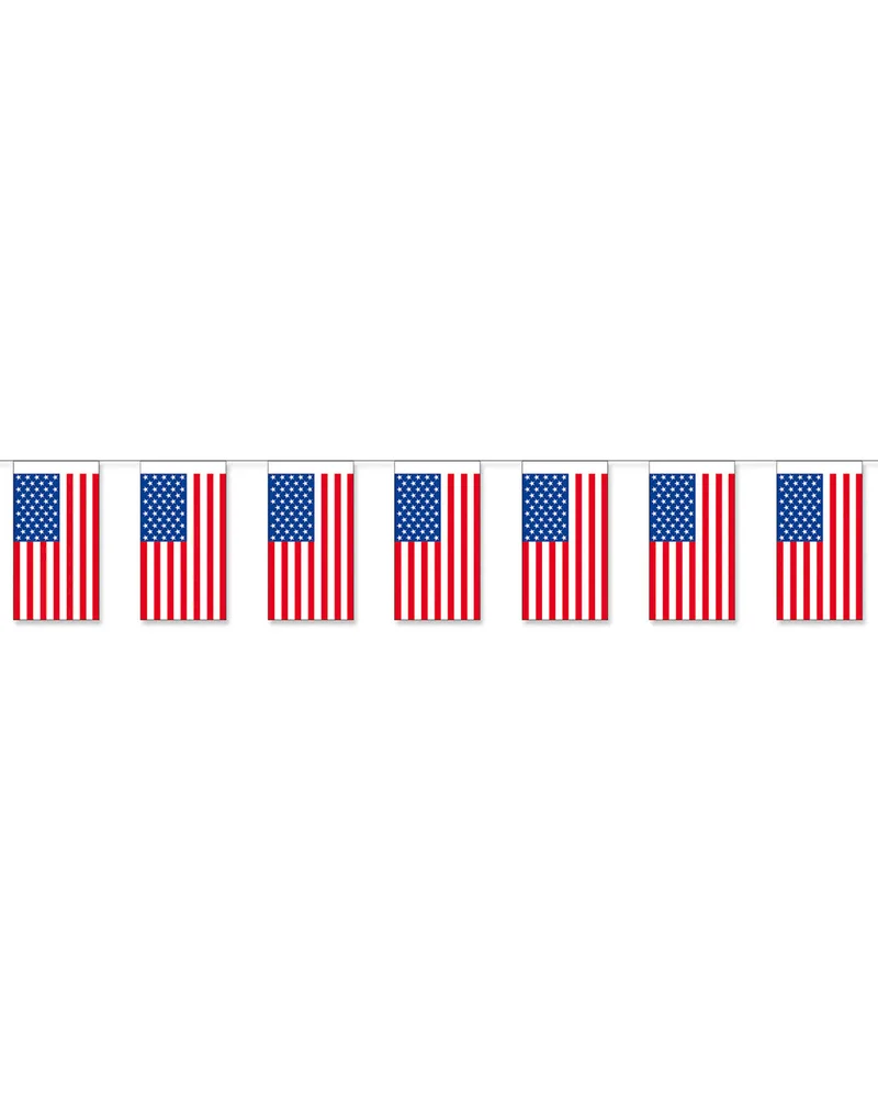 Papier-Fahnenkette USA