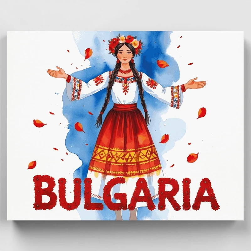 Bulgaria - Paint by Numbers Kit