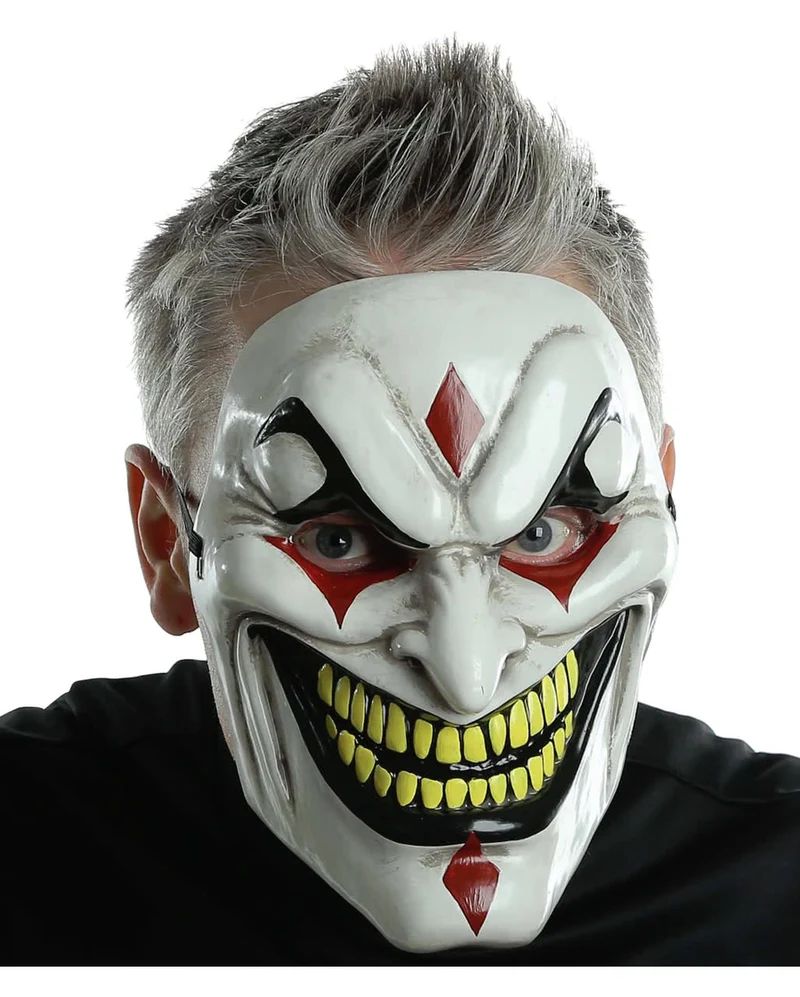 Evil Jester Clownmaske